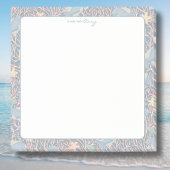 Modern Nautical Reef Personalized Post‑It Notes  Post-it Klebezettel