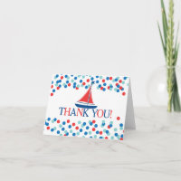 Modern Nautical Sailboat Boy Baby Dusche Vielen Da