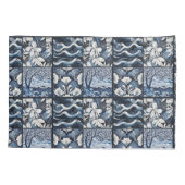 Modern Navy Blue Kissenbezug (Rückseite-Links)