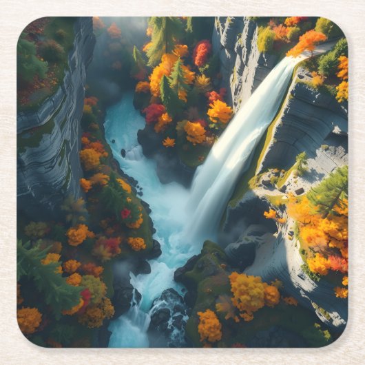 Modern Navy & Gold Abstract Mountain Peak – Luxury Rechteckiger Pappuntersetzer (Vorderseite)