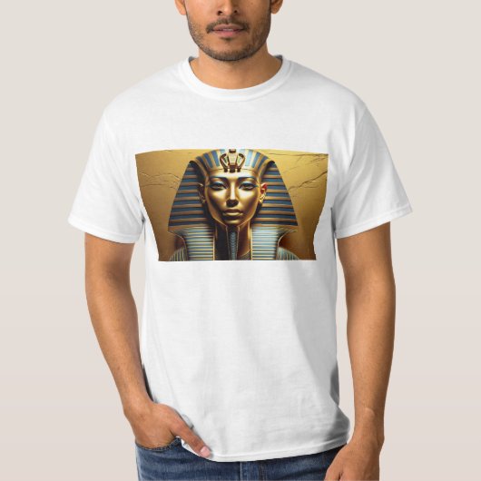 Modern Nefertiti Pharaoh Art – Men's Egyptian Gr T-Shirt (Vorderseite)