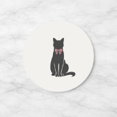 Modern Neutral Cat Seal Sticker