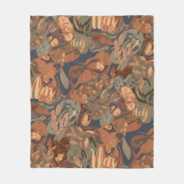 Modern Neutral Checkerboard Pattern | Trendy Home  Fleecedecke