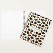 Modern Neutral Chocolate Cow Print Aesthetic Planer (Anzeige)