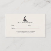 Modern Neutral Pet Sitter Appointment | Editable Terminkarte (Vorderseite)