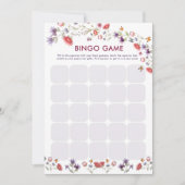 Modern New Chapter Begins Bridal Shower Bingo Game (Vorderseite)