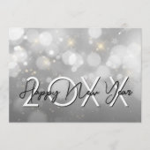 Modern New Year's Eve Party Einladung (Vorderseite)