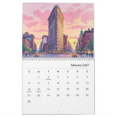 Modern New York USA Kalender (Feb 2027)