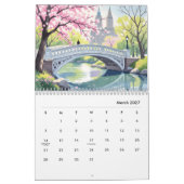 Modern New York USA Kalender (Mär 2027)