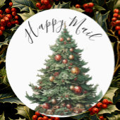 Modern Niedliches Weihnachtsbaumlabel Etiketten