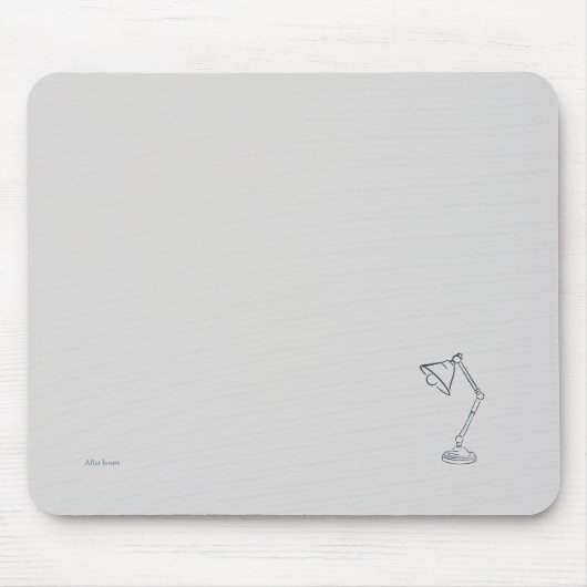 Modern Nocturnal Scholar Aesthetic/Night Lamp Mousepad (Vorne)