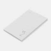 Modern Nocturnal Scholar Aesthetic/Night Lamp Post-it Klebezettel (angewinkelt)