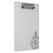 Modern Nocturnal Scholar Cartographer Aesthetic  Klemmbrett (Rechts)