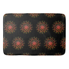 Modern & Non-traditional Mandala in Multicolored Badematte