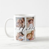 Modern Nonna Script | Entenkinder - FotoCollage Kaffeetasse (Links)