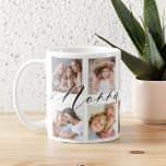 Modern Nonna Script | Entenkinder - FotoCollage Kaffeetasse<br><div class="desc">Schickt eine schöne personalisierte Gabe an eure Oma (Nonna), die sie für immer lieben wird. Spezielle personalisierte Enkelkinder Foto Collage Tasse, um Ihre eigenen speziellen FamilienFotos und Erinnerungen zu zeigen. Unser Design zeichnet sich durch ein einfaches 10 Foto Collage Grid Design mit "Nonna" in einem schönen, handgeschriebenen schwarzen Skriptstil aus....</div>