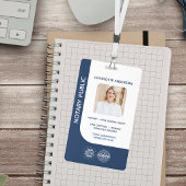 Modern Notar Öffentlich Einzelsignierender Agent B Ausweis