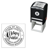 Modern Notary Public Permastempel (Beispiel)