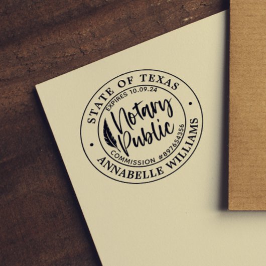 Modern Notary Public  Permastempel