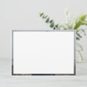 Modern Nothing Fancy Just Love Foto Save the Date (Stehend Vorderseite)