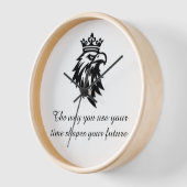 "Modern Number Line Wall Clock Home and Office Uhr (Winkel)