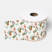 Modern Nutcracker Christmas Bow Ribbon Music Ripsband (Spule)