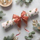 Modern Nutcracker Christmas Bow Ribbon Muster Geschenkpapier