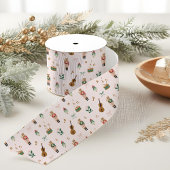 Modern Nutcracker Christmas Bow Ribbon Muster Ripsband