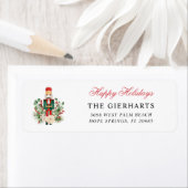 Modern Nutcracker Christmas Holiday Return Address (Insitu)