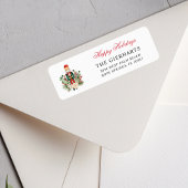 Modern Nutcracker Christmas Holiday Return Address