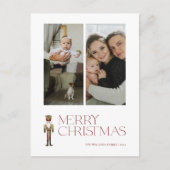 Modern Nutcracker Frohe Weihnachten 2 Foto (Vorderseite)