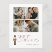 Modern Nutcracker Frohe Weihnachten 3 Foto (Vorderseite)