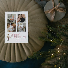 Modern Nutcracker Frohe Weihnachten 4 Foto