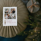 Modern Nutcracker Frohe Weihnachten 4 Foto