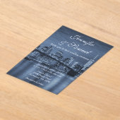 Modern NYC Skyline Elegance Acryleinladungen (Ablage )