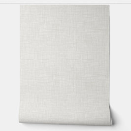 Modern Off White Home Office Linen Look Texture Tapete