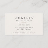 Modern Office Appointment Card Terminkarte (Rückseite)