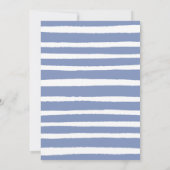 Modern Oh Boy! Babydusche in Einladung (Rückseite)