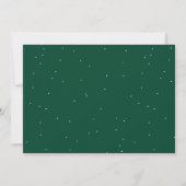 Modern Oh, was Spaß Script Green Holiday Party Einladung (Rückseite)
