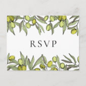 Modern Olive Branch UAWG Postkarte (Vorderseite)