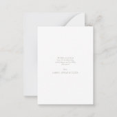 Modern Olive Green Multi Photo Christmas Mitteilungskarte (Rückseite)