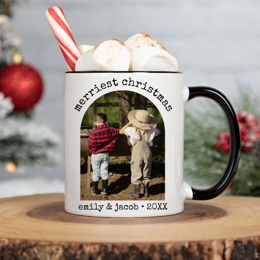 Modern One Foto Minimalistisch Simple Arch Christm Tasse