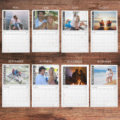 Modern One Foto per Monat und Collage on Cover Kalender