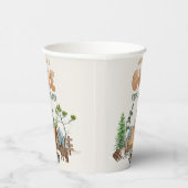 Modern One Happy Camper Wasserfarbe 1. Geburtstag Pappbecher (Rechts)