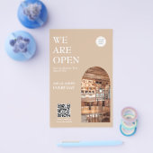 Modern Opening business Arched Photo Prices Flyer (Einzeln)