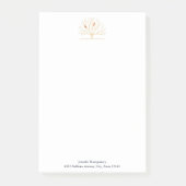 Modern Orange Birds in a Large Tree Illustration Post-it Klebezettel (Vorderseite)