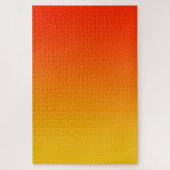 Modern orange Gefälle Farbe Regenbogen Puzzle (Vertikal)