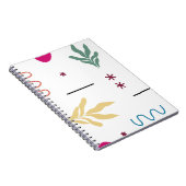 MODERN ORGANIC SHAPES NOTIZBLOCK (Rechte Seite)