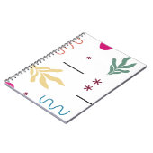 MODERN ORGANIC SHAPES NOTIZBLOCK (Linke Seite)