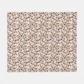 Modern Organic Terrazzo | Abstract Stone Mosaic Fleecedecke (Vorderseite (Horizontal))